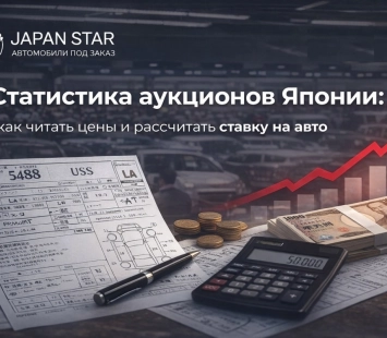 Статистика аукционов Японии: как читать цены и рассчитать ставку на авто