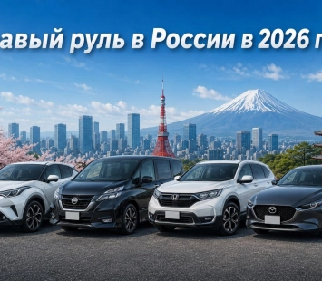 Правый руль в России в 2026 году: стоит ли покупать авто из Японии