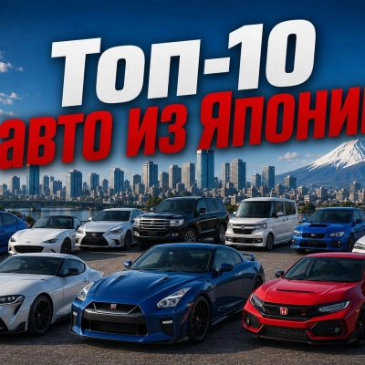 Топ-10 авто из Японии, которые чаще всего покупают в России