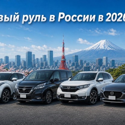 Правый руль в России в 2026 году: стоит ли покупать авто из Японии